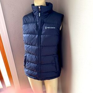 Free country down puffy vest size med
